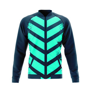 เสื้อแจ็คเก็ตผู้ชายแบบมีซิป น้ำหนักเบา ระบายอากาศได้ดี เหมาะสำหรับการฝึกกีฬา วิ่งออกกำลังกาย รับผลิตแบบ OEM ODM พร้อมสกรีนโลโก้ตามสั่ง - Product Image 6