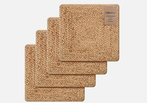 Artisan Handwoven Rattan Placemat | Durable Charger Plate <b>for</b> Picnic & <b>BBQ</b> <b>Table</b> - Product Image 5