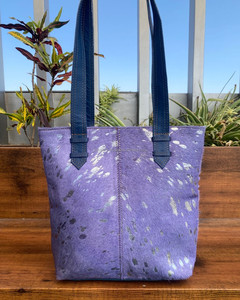 Sac fourre-tout en cuir recyclé métallique durable pour femmes sacs à main à bandoulière de luxe en cuir coloré respectueux de l'environnement - Product Image 3