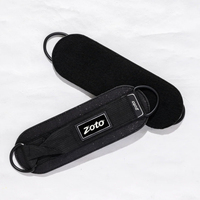 Sangles de cheville unisexe en néoprène pour fitness, avec logo personnalisé, rembourrées, pour activation des fessiers, fixation réglable pour machine à câble – Vente chaude