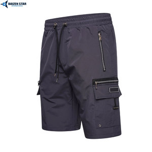 Mens Solid Canvas Casual <b>Cargo</b> Shorts Outdoor Summer <b>Work</b> Pockets Lightweight Durable Quick Dry Eco-Friendly Breathable High - Product Image 5