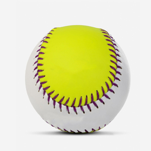 Durable Synthetic Leather Baseball Flat Seam Pitching Machine <b>Ball</b> Cork and Rubber Center Baseball High Elasticity League Game - Product Image 5