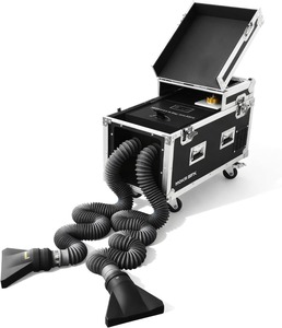 เครื่องพ่นหมอกแบบมืออาชีพ 3000 วัตต์ สำหรับสร้างหมอกต่ำ |   เอฟเฟกต์น้ำแข็งแห้งโดยไม่ใช้น้ำแข็งแห้ง |   ระบบควบคุม DMX512 และรีโมทคอนโทรล พร้อมกล่องใส่แบบมีล้อ - Product Image 1