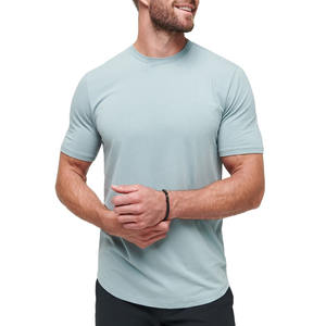Camiseta de Manga Corta para Hombre, Mezcla de Algodón, Corte Regular, Tejido Transpirable y Suave, para Uso Diario, Atuendo de Verano, Duradera y de Primera Calidad - Product Image 1