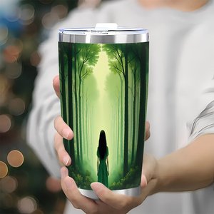 20oz Stainless Steel Tumbler Double Wall Insulated <b>Cold</b> Drink <b>Cup</b> Outdoor Use - Product Image 3