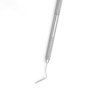 Sonde parodontale manuelle SURGIMPEX en acier inoxydable avec poignée moletée pour mesure de la profondeur du sulcus, instrument de mesure de la profondeur du sulcus, argent, certifiée CE - Product Image 3