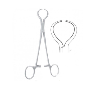 Pinza de sujeción ósea manual Lewin de 7 pulgadas para quirófano, de acero inoxidable, con bloqueo rápido y superficie serrada - Product Image 4