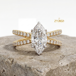 Radiant Cut Moissanite E-F Color VVS2 Clarity 1 CT Luxury Engagement <b>Ring</b> 925 Silver Pave <b>Split</b> Shank Wedding Band for Party - Product Image 2