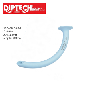 ท่อช่วยหายใจทางจมูกแบบยืดหยุ่นปลอดเชื้อ Robertazzi Design Nasopharyngeal Airways Latex NS-34FR-GA-DT - Product Image 1