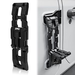 Escalón Lateral de Aluminio Compatible con Jeep Wrangler JK 2007-2017, Jeep JL 2018-2025, y Mercedes-Benz GLA 2020-2025 para Puerta y Portaequipajes de Techo - Product Image 1