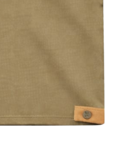 Conjunto de Top sin Mangas y Pantalones Cortos en Color Caqui y Naranja con Contraste para Hombre, Atuendo Casual de Verano, Cintura con Cordón Ajustable, Mezcla de Algodón Transpirable, Ajuste Cómodo - Product Image 4