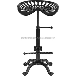 Vintage Tractor Seat <b>Stool</b> Adjustable Cast Iron Tractor Seat Chair Industrial Tractor Seat Bar <b>Stool</b> Retro Farmhouse Tractor - Product Image 1