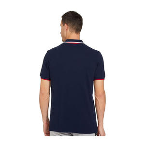 เสื้อโปโลคอปกสีน้ำเงินปักโลโก้ตามสั่ง/เสื้อโปโลผ้าฝ้ายสีขาวคุณภาพสูงสำหรับทุกเพศ/เสื้อโปโลผู้ชายคอปกสีน้ำเงินขายส่ง - Product Image 2