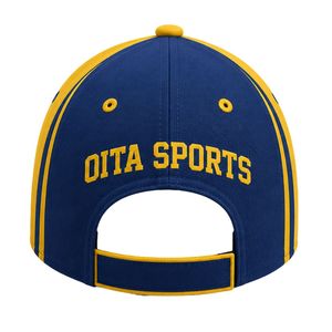 Blue Yellow Cricket <b>Cap</b> Adjustable Outdoor Sports <b>Hat</b> Team Cricket Accessories Athletic Headwear Casual Training Wear - Product Image 2