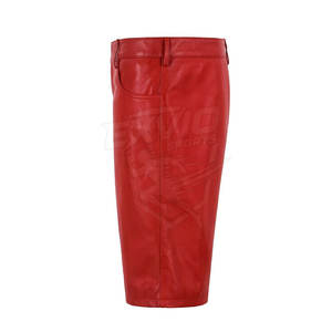Top Quality Running Wear OEM Service <b>Men</b> <b>Leather</b> <b>Shorts</b> Wholesale Breathable Cheap Price <b>Leather</b> <b>Shorts</b> - Product Image 3