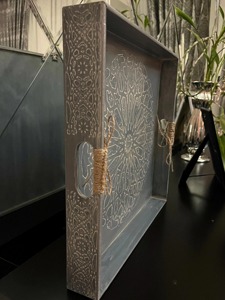 Plateau en bois imprimé par transfert thermique, qualité photo, pour boutiques de souvenirs, vente en gros, plateau de service - Product Image 6