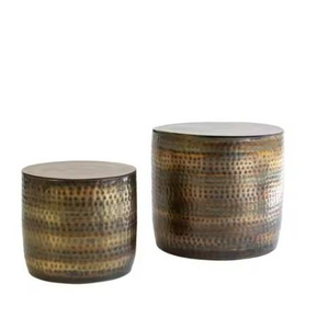 Durable round metal side <b>table</b>, minimalist design, ideal for modern homes, OEM/ODM support available <b>top</b> trending Home <b>Decor</b> - Product Image 4