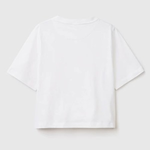 Camiseta al por Mayor para Mujer, 100% Algodón, Cuello Redondo, Logotipo OEM Personalizado, Diseño de Color Personalizado, Camiseta Holgada para Mujer - Product Image 5