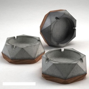 Cenicero de Aluminio Ashley, Estilo Americano Moderno, Cuadrado, Sin Humo, Resistente al Calor, Soporte de Mesa Premium para Hogar y Oficina - Product Image 1