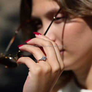 IGI/GIA Lab Grown Cut Diamond Vintage 14K Anillo de boda/compromiso amarillo Unisex Oro blanco fino para fiesta de aniversario-Worthy - Product Image 2