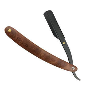 Lame de rasoir de barbier, rasoir droit en acier inoxydable allemand, rasoir pliant en acier inoxydable - Product Image 6