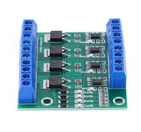 Module de circuit d'amplification/transistor à effet de champ MOSFET à 4 canaux / Module de commande avec isolation optocoupleur à 4 canaux DC