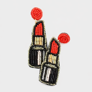 Pendientes de Aro con Cuentas y Bordados Hechos a Mano, Estilo Boho Moderno, de Lujo Ligero, Tendencia 2026, para Bodas, Eventos y Festividades, con Diseño Antiguo - Product Image 1