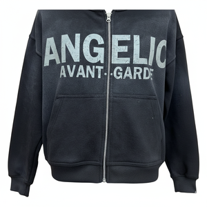 Private label personalized logo most Demanded Zipper hoodie screen Printed and embriodry logo factory made cheap price hoodie - Product Image 5