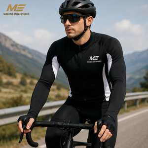 Maillots de cyclisme personnalisés de qualité supérieure, nouveaux arrivages, respirants, manches longues, pour hommes, vêtements de vélo de route, tailles plus, ensembles 100% polyester - Product Image 4