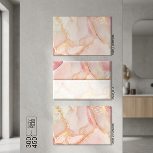 Design classique 30x45cm Carreaux de céramique Anti-dérapant Salle de bain 12x18 Porcelaine Gris foncé Sol 300x450mm Carreaux de mur design rose - Product Image 2