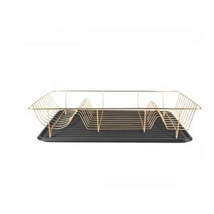 Multi-functional ironic <b>kitchen</b> dish <b>rack</b> with spacious <b>storage</b> design nicely made by KHOOSI OVERSEAS - Product Image 2