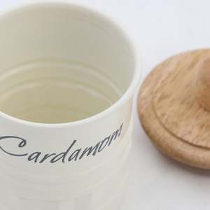 Spice Jars Set Metal Lids Airtight <b>Stackable</b> Handcrafted <b>Storage</b> <b>Containers</b> for Cumin Cardamom Black Pepper Kitchen Vintage - Product Image 2