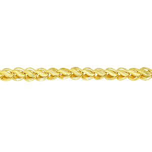 กำไลข้อมือทองชุบ 14K 18K 24K แบบเกลียวเชือก สไตล์ดูไบ ทำจากทองเหลือง แฟชั่นสำหรับใส่ทุกวัน กำไลทองผู้ชาย ขายส่ง - Product Image 2