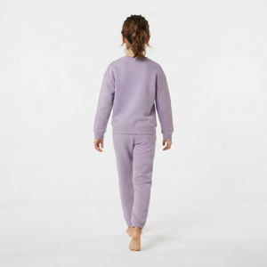 Two Piece Kids Tracksuit <b>Set</b> Crewneck Sweatshirt <b>Jogger</b> Pants Custom Logo Casual Clothing Factory Supplier - Product Image 3