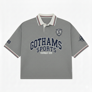 Polo brodé personnalisé en coton tricoté, coupe courte et ample, pour homme, haute qualité, manches courtes, idéal pour le golf et le rugby - Product Image 3