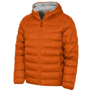 Men's Lightweight Quilted Winter <b>Jacket</b> with Hood Full Zip <b>Padded</b> Outerwear for Everyday Comfort - Product Image 1