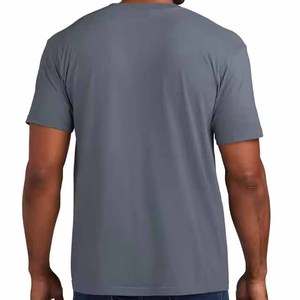 T-shirt pour homme en coton 100% de haute qualité fabriqué par le fabricant, t-shirt uni surdimensionné à épaules tombantes, vente en gros - Product Image 3