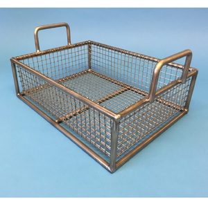 Home Mesh WireStorage Organizer Bin Basket Chest <b>Freezer</b> Organizer Bins Deep <b>Freezer</b> Basket Storage Rack Bins Metal Wire Baskets - Product Image 1