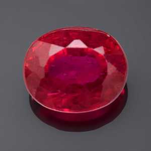 Pierre précieuse naturelle de rubis rouge du Mozambique, taillée en facettes, pierre brute, qualité supérieure pour la fabrication de bijoux, cristal précieux - Product Image 1