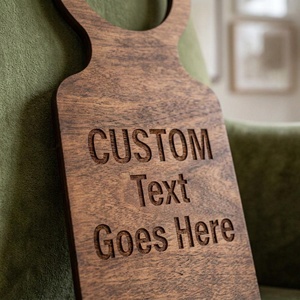 Letrero de Contraseña para Puerta con WiFi, de Madera Rústica Minimalista y Personalizado, para Decoración del Hogar, Oficina y Cafetería - Product Image 1