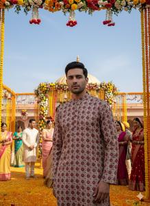 Camisa de Verano Étnica Casual para Hombre, Tejida a Mano con Estampado, 100% Algodón, Cuello Camisero, Transpirable, Ecológica, Personalizable - Product Image 2