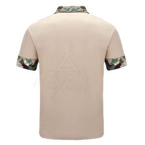 Chemise décontractée pour homme en tricot 100% coton avec logo personnalisé, manches courtes, respirante, grandes tailles et personnalisable - Product Image 3