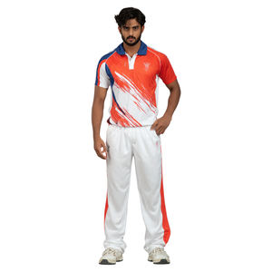 Uniforme de Cricket Blanco de Alta Calidad con Cuello Camisero, Personalizable para Equipos - Product Image 2
