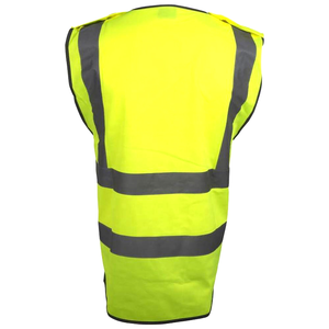 Gilet de travail réfléchissant à LED haute visibilité OEM ODM avec logo personnalisé, gilet utilitaire léger en polyester - Product Image 2