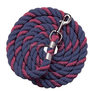 Cuerda de plomo de algodón sólido para caballos y ganado con perno de satén de alta resistencia reemplazable cuerda de plomo de caballo y accesorios - Product Image 4