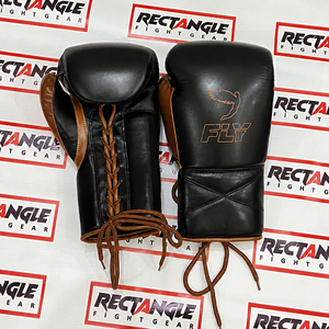 Guantes de Boxeo Fly Hechos a Medida en Fábrica, 100% Cuero Original, Guantes de Boxeo Profesionales con Cordones - Product Image 1
