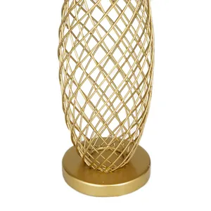 Sculpture d'ananas en aluminium plaqué or, figurine décorative pour la maison, artisanat métallique, thème fruit, design soudé, ZAHID EXPORTS Flower - Product Image 5