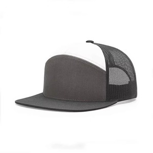 Custom Logo Unisex 6-Panel Trucker Hat Mesh Fabric <b>Camo</b> Print Adjustable Flat Brim Casual <b>Cap</b> Spring Summer Adult Wear - Product Image 2