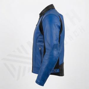 Veste de moto en cuir véritable pour homme de qualité supérieure, nouvelle arrivée, vestes de moto d'hiver, protections amovibles, personnalisables - Product Image 3