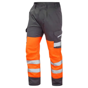 Wholesale Custom Safety Work Pants with Reflective <b>Tape</b> Cuffed <b>Security</b> Wear Best Quality Logo Customization Pants - Product Image 1